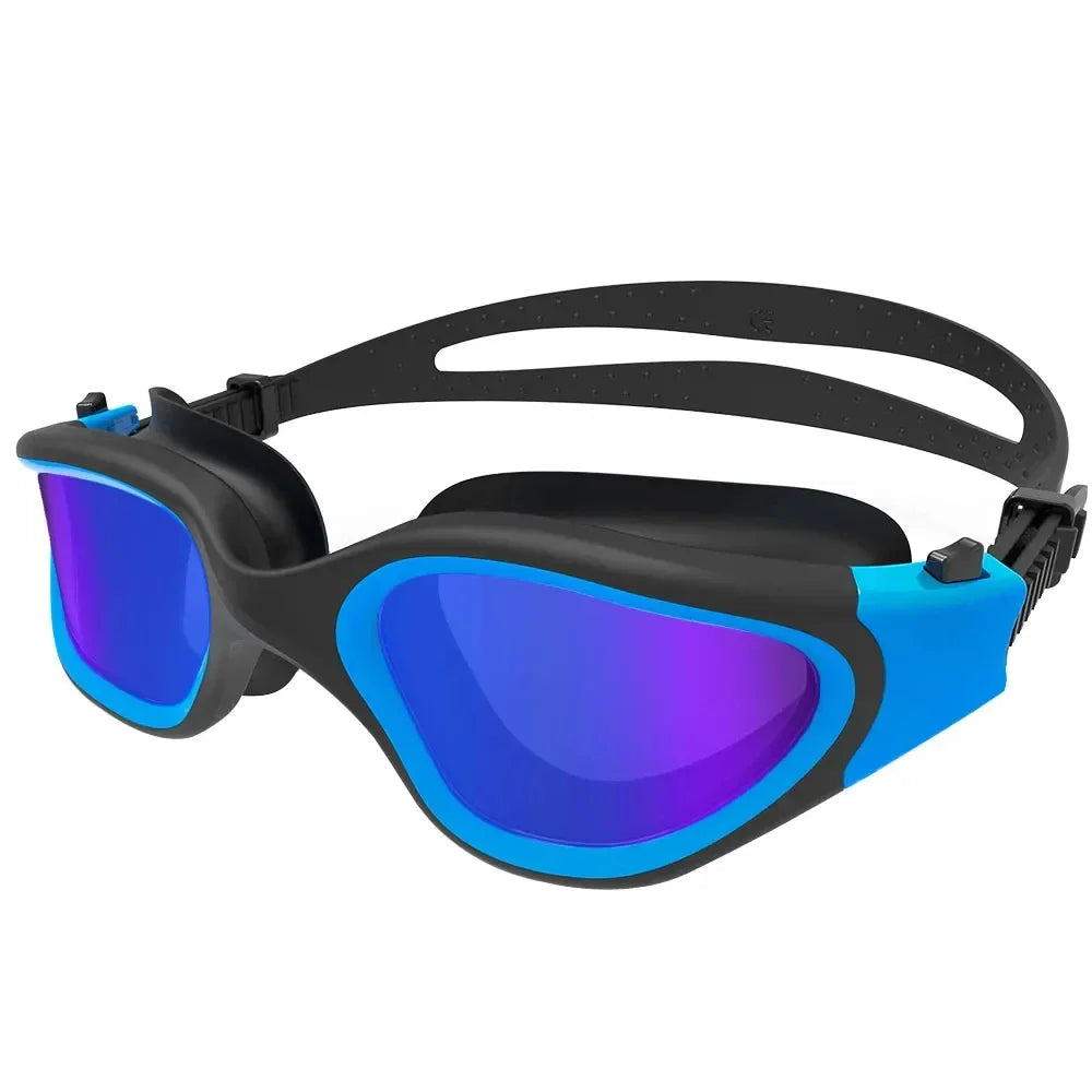 Adult Anti-Fog UV Protection Lens Men Women Swimming Goggles Waterproof Adjustable Silicone Swim Glasses Adults with Bag Holster