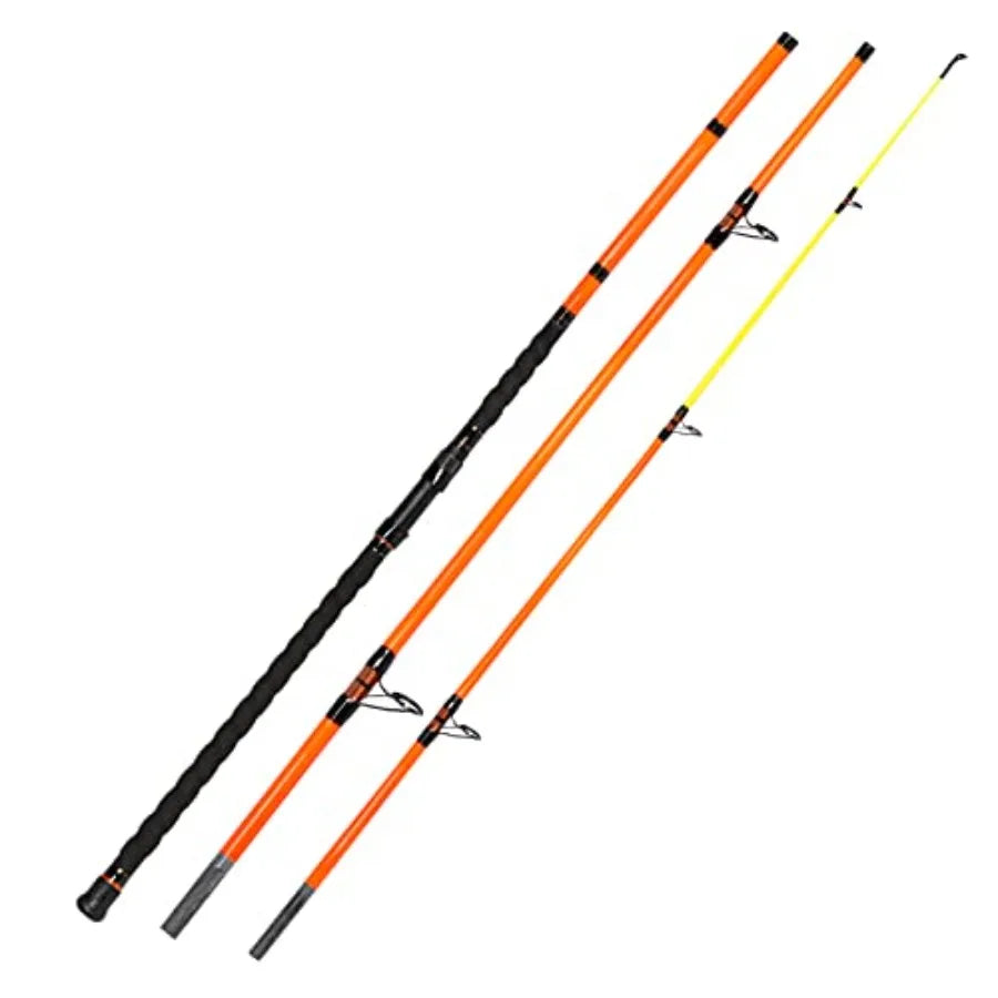 Surf Spinning Fishing Rod 2Piece 3Piece 4Piece Carbon Fiber Travel Fishing Rod with Noctilucent Tip for Portable Anglin