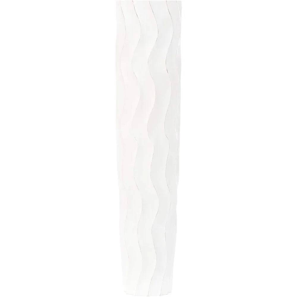 Rustic Wooden Floor Vase - 36 Tall Decorative Plant Holder for Artificial Flowers and Pampas Grass