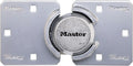 Heavy Duty Chrome Puck Lock with Hidden Shackle & Hasp for Trucks Trailers Vans Solid Steel Security