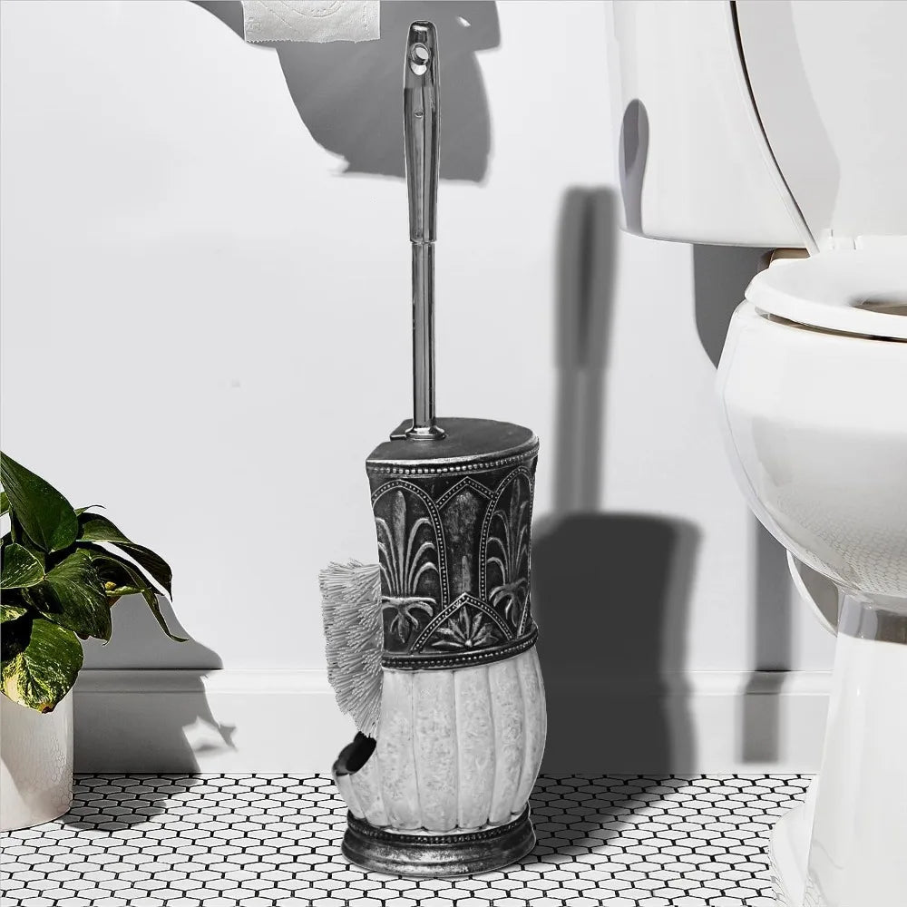 6 Pieces Pumkins Bathroom Accessories Set Including Trash Can, Cup, Toothbrush Holders, Soap Dishes, Soap Dispenser and Toilet