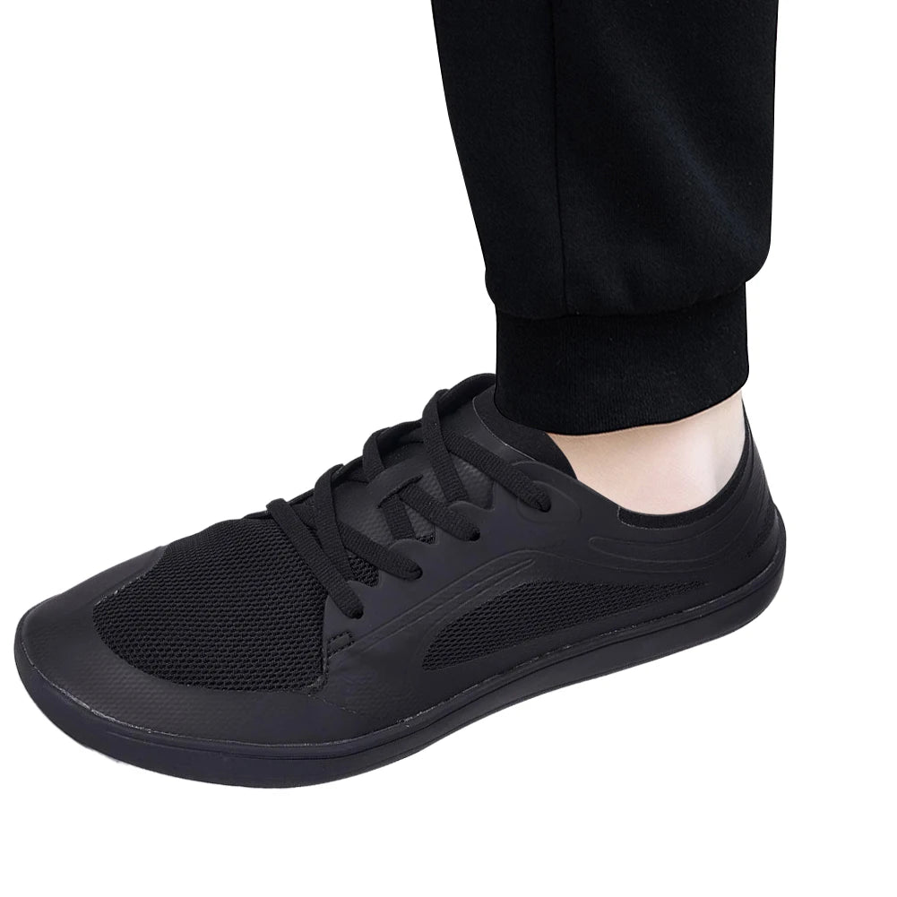 Unisex Wide Barefoot Shoes Minimalist Walking Shoes Lightweight Trekking Shoes Fitness Gym Sneakers for Outdoor Sports