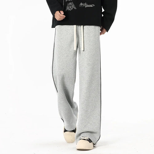 2025 Autumn Men Sweatpants Baggy Joggers Cotton Korean Sports Pants  Neutral Loose Outdoor Jogger Fitness Trouser