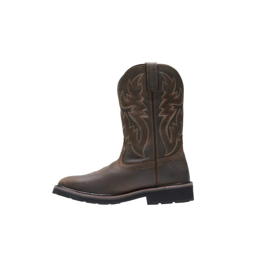 mens Wolverine Mens Rancher Steel Toe 10in Work Boot