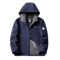 2024 Brand Winter Fleece Jacket Men's Casual Thickened Wool Jacket high quality Design Warm Fashion Hooded Coat Outdoor Ski Suit