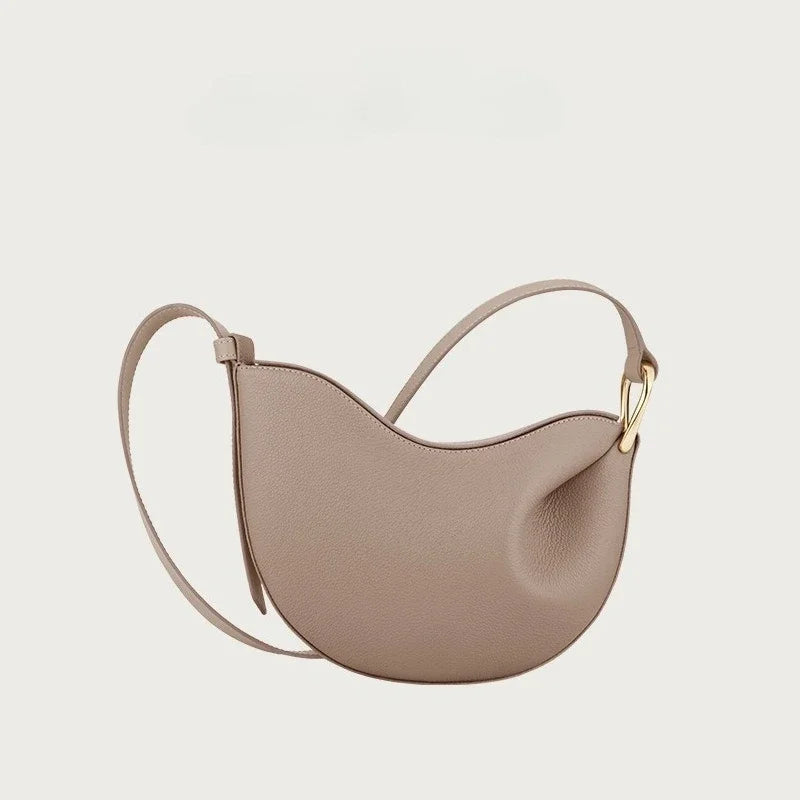 Popular French Bead Bag For Women, New Small Design Under Arms, Simple Leather Strap Bag For Women, 2025