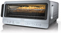 8-in-1 Flip Toaster Oven with Air Fryer, Large Capacity, 1800W, Stainless Steel for Easy Storage