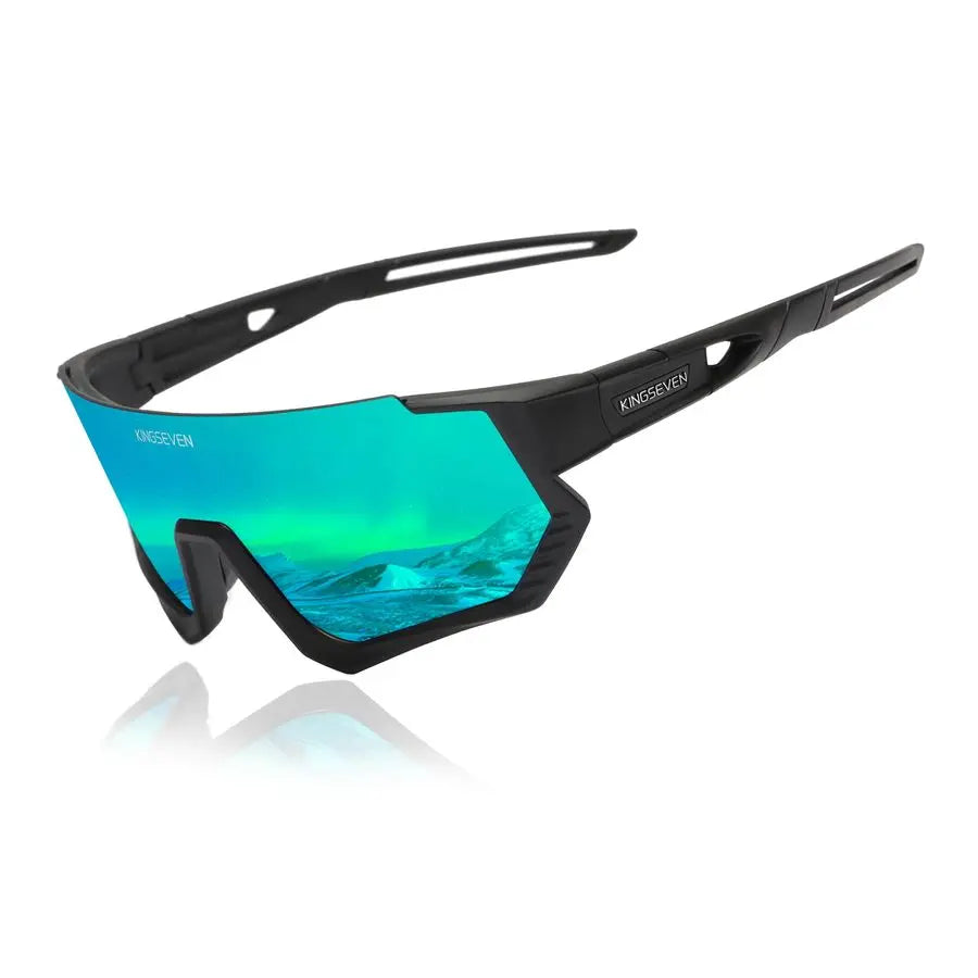 Polarized Cycling Sunglasses Men Women Mtb Bicycle Glasses UV400 Protection Sports SunglassesLS910 Black Green