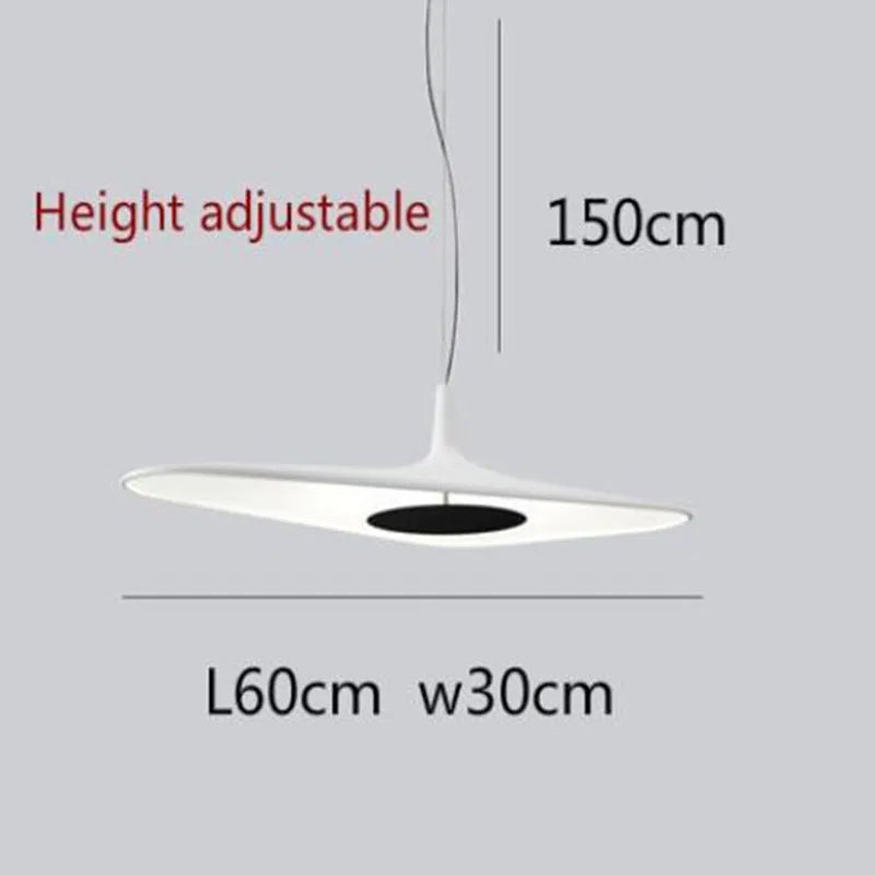 Large Pendant Light Simple Irregular Pendant Lamp For Living Room Bedroom Restaurant Kitchen Designer Soleil Noir Pendant Light