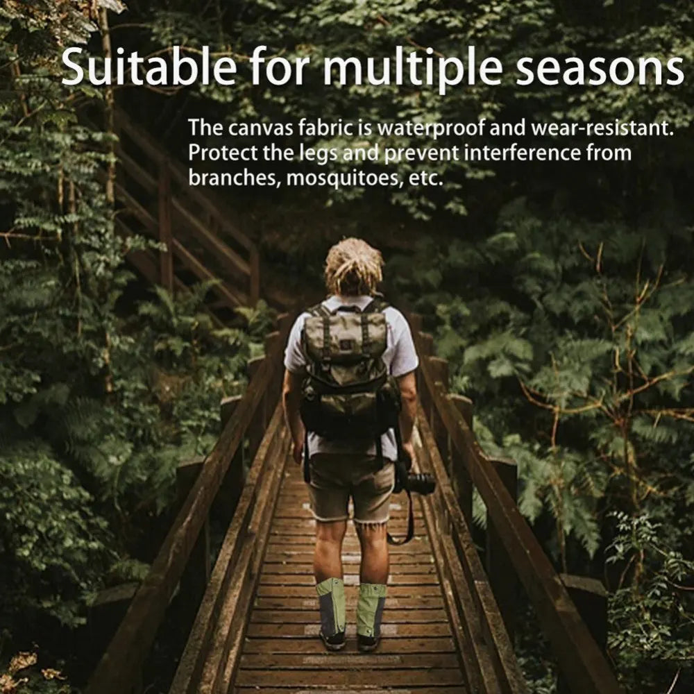 Waterproof Snow Leg Gaiters Hiking Boot Legging Shoes Warmer Shoe Cover Tourist Outdoor Camping Trekking Climbing Hunting Set