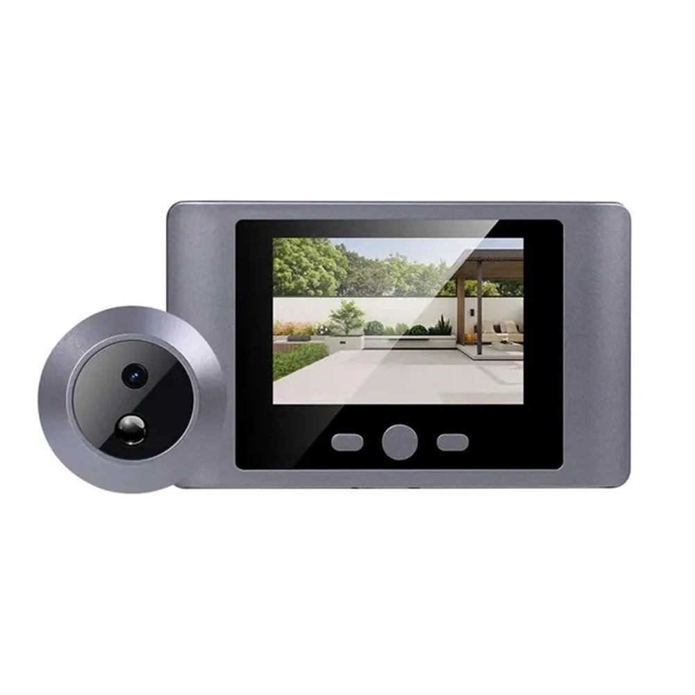 Mini Peephole Smart Wireless Door Viewer Camera IR Night Vision Front Door Peephole Camera 2.8 Inch Doorbell Door Camera 2000mAh