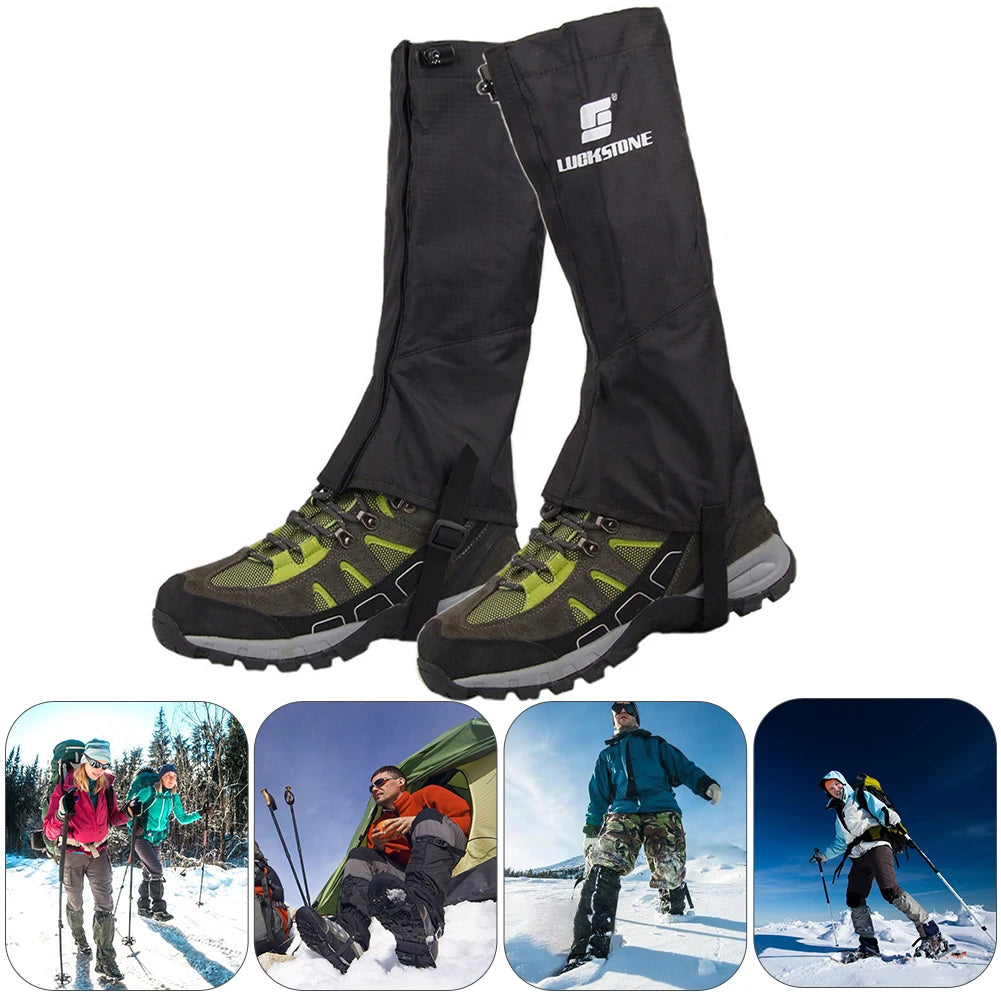 Leg Hiking Gaiters Winter Tourist Snow Foot Cover Lightweight Men Women Waterproof Shoe Gaiters Breathable Snow Boot Leg Gaiters