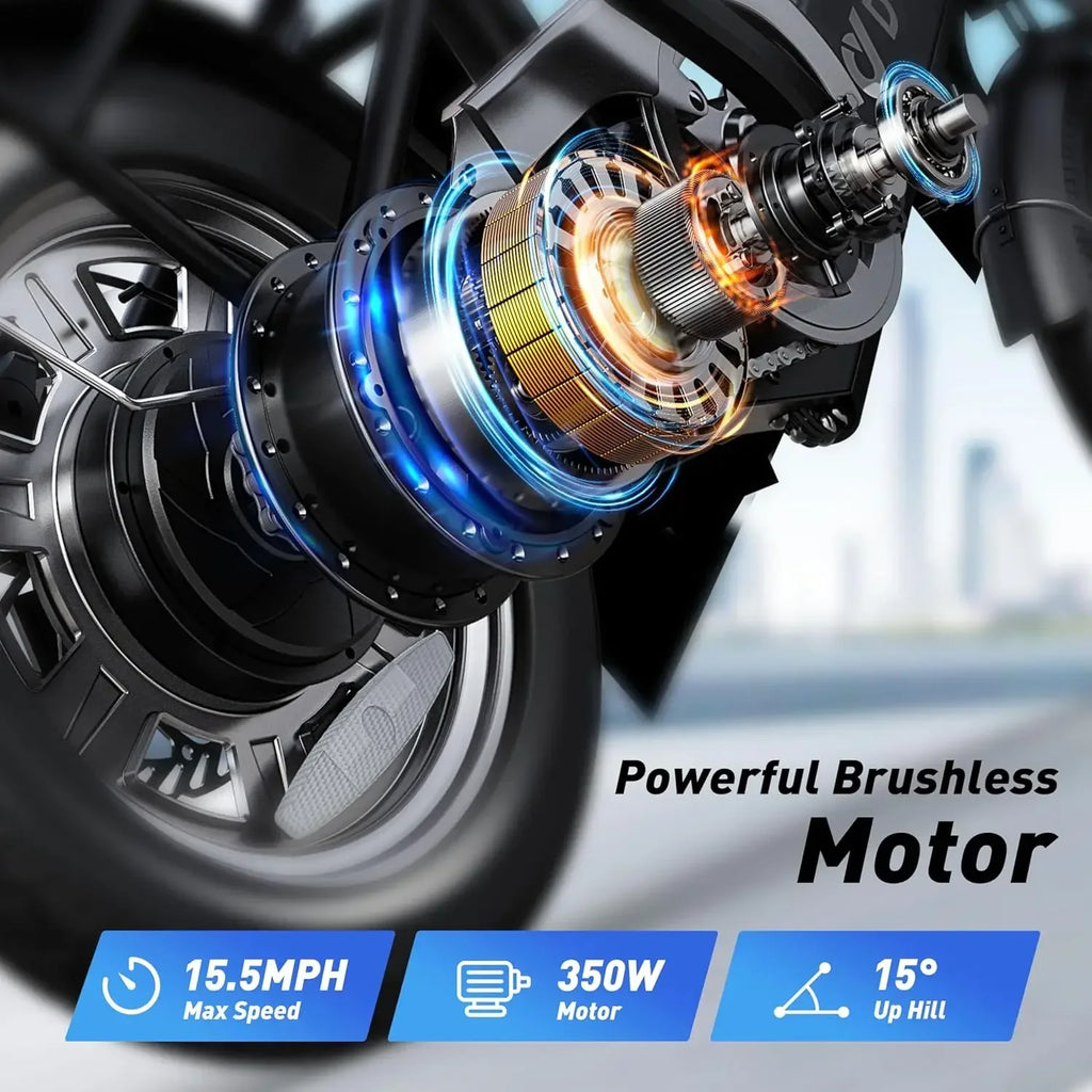 HOT SELLIG QUALITY Folding Electric Bicycle,Commuter City E-Bike With 350W Motor And 36V 7.5Ah Battery,3 Levels Assist, Dual Dis