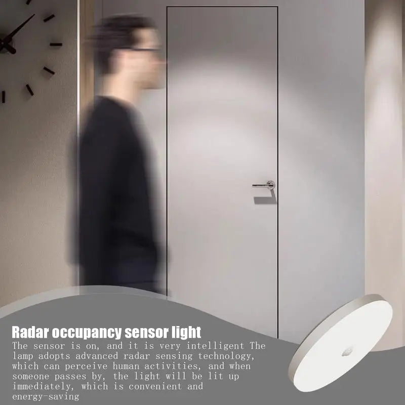 Motion Sensor Ceiling Light Bright Led Ceiling Light 15W Hallway Light Fixtures Motion Sensor Ceiling Light for Home Studio