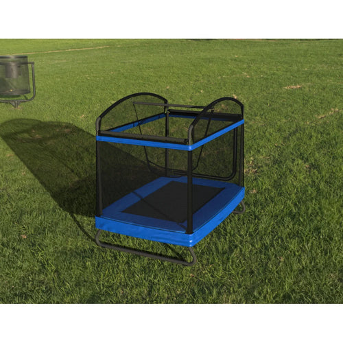 4*6ft  Outdoor Square Trampolines for Kids Adults Long Rectangular Tumbling Trampoline