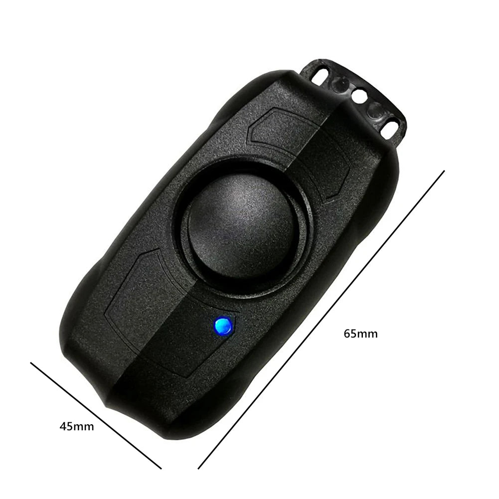 Electric Wireless Motorcycle Bike Alarm Anti-Theft Security Vibration Detector