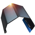 28W Foldable Solar Panel with 2 USB Port Fast Charge Waterproof Folding Solar Panel, , Ideal for Outdoor Activities, for Rec