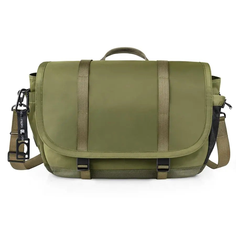 Messenger Bag Fit 16 Laptop for Men Women Work College Office Computer