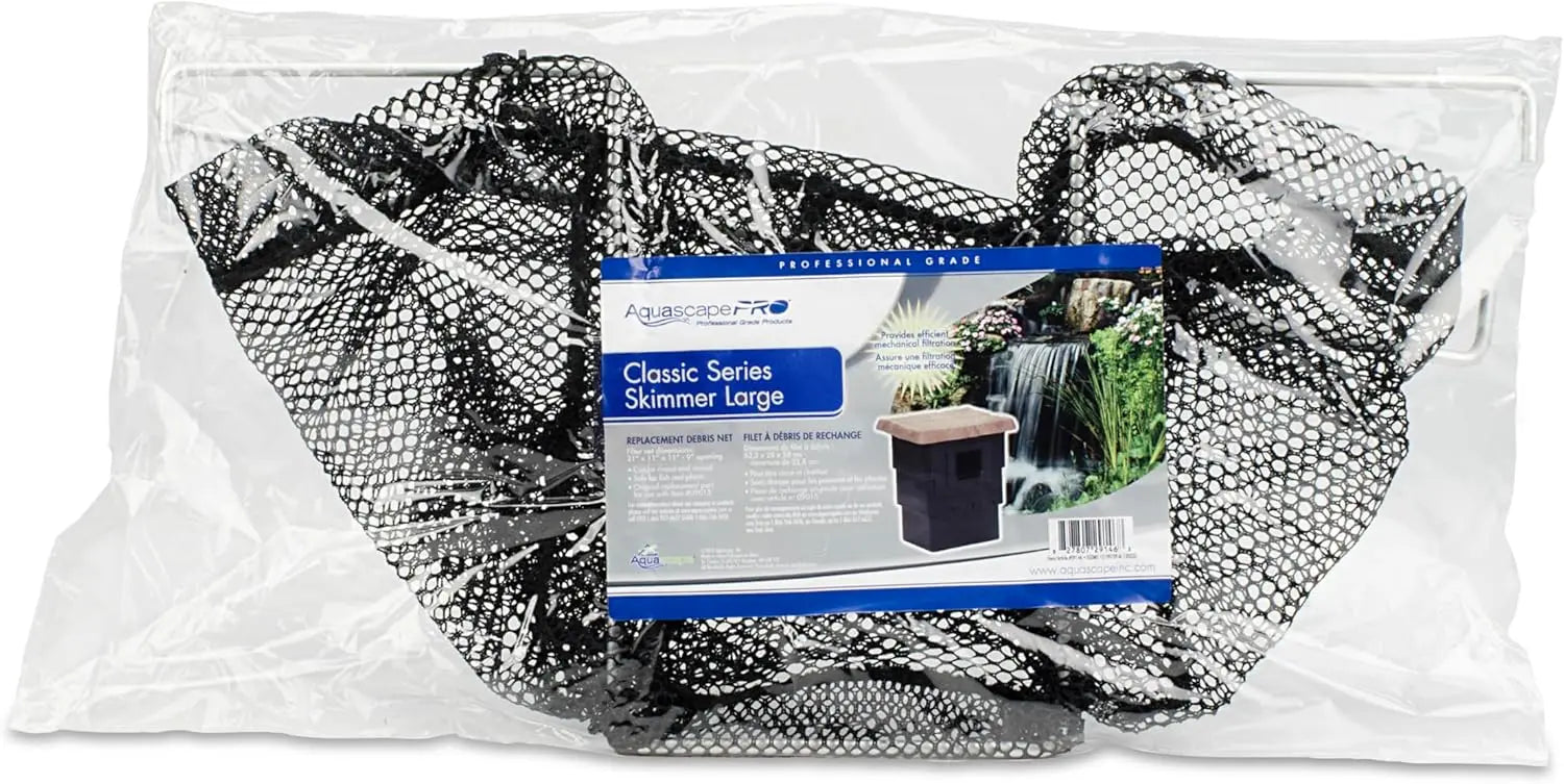 Large Pond Skimmer Replacement Net - Durable Debris Filter for Water Features