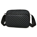 Men's Casual Lightweight Business Shoulder Bag PU Leather Messenger Comfortable Wide Strap Crossbody Designer Male