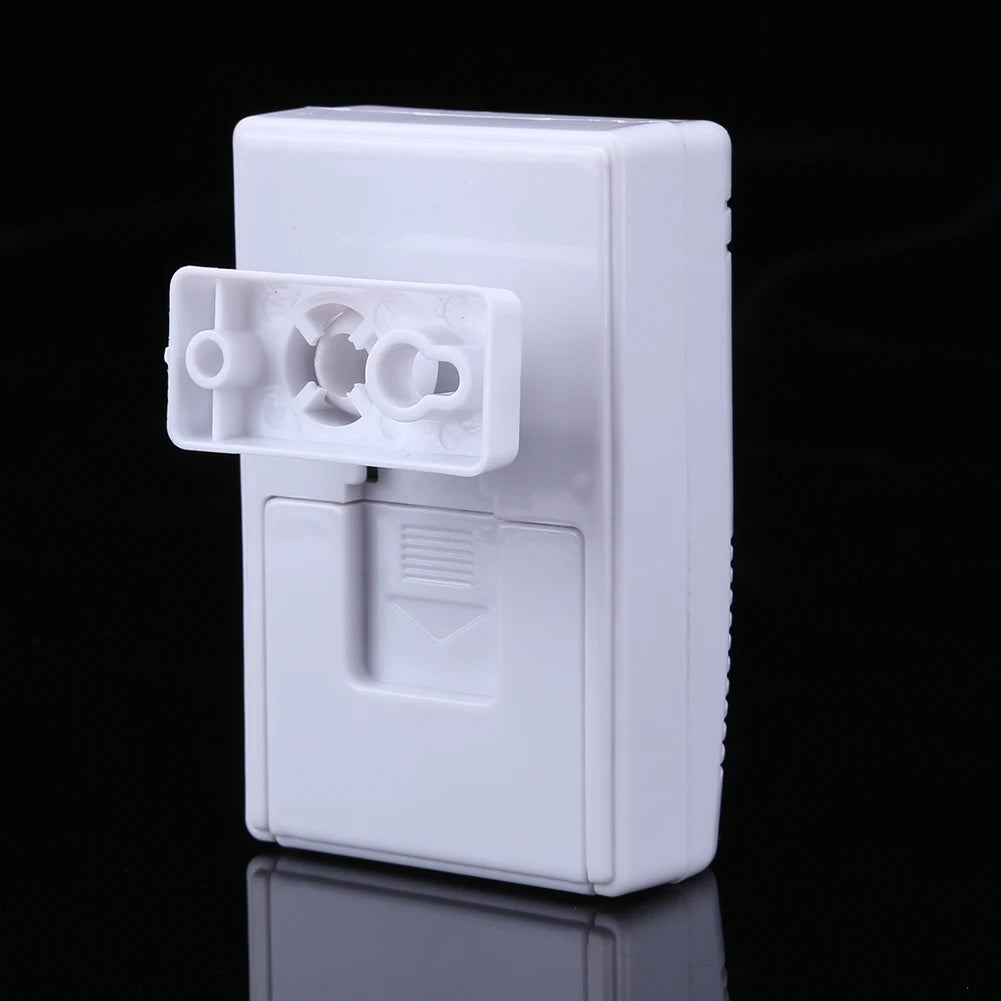 White Welcome Greeting Doorbell Wireless Human Body Sensor Doorbell Smart Alert System Security Convenient for Business Store
