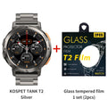 Original KOSPET TANK T2 Ultra Smartwatches For Men Watches AMOLED AOD Smartwatch Bluetooth Call Electronic Men's Smart Watch