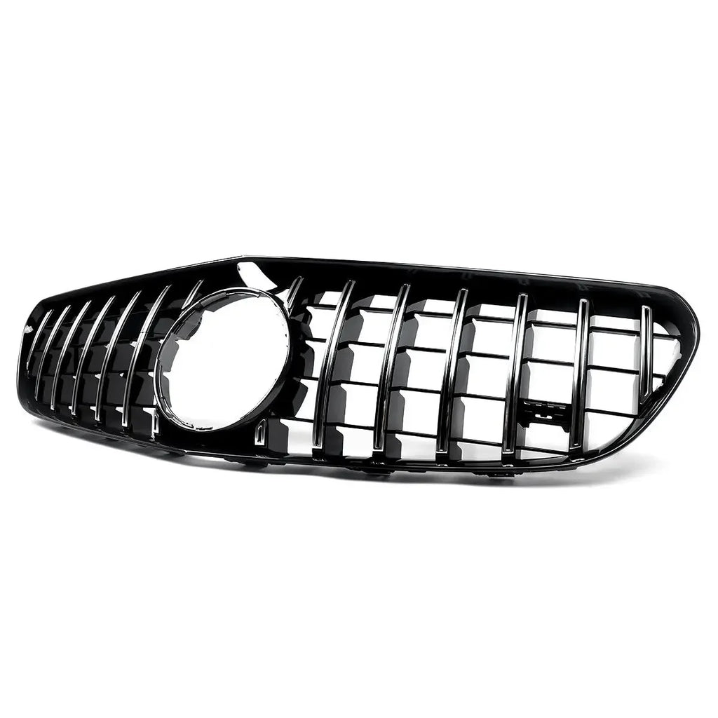 MAGICKIT GT Front Grille Grill Chrome+Black For Mercedes C217 S63 S65 AMG Coupe 2014-2017 CAR Accessories Front Grille