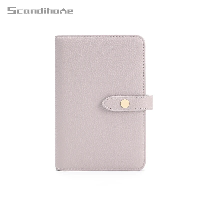 Passport Wallet Travel Organizer Card Holder Case for Women Men with Ticket Slot Pen Pocket Multi-Function Passport Cover