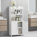 Bathroom Cabinet 2 Doors, Small Freestanding Storage Cabinet, Adjustable Shelves, Slim Organizers, Floor Cabinet for Small Space