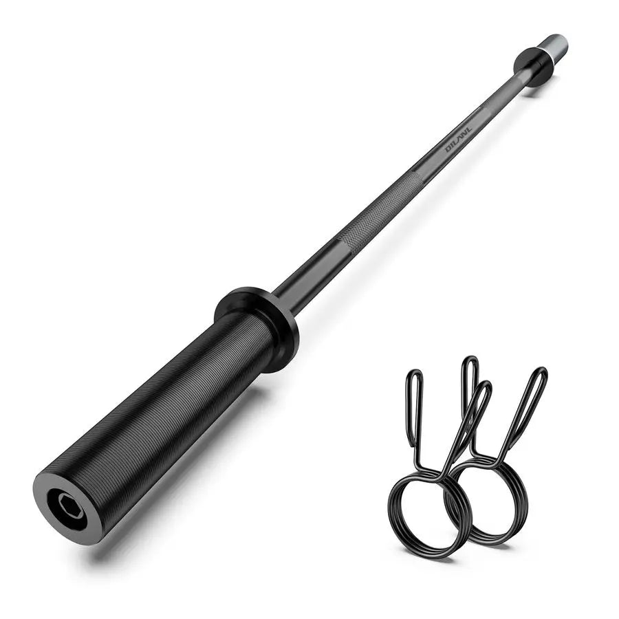 Barbell Bar 55, 2InWeight Lifting Bar Standard Straight Barbell Bars for Bench Press Hip Thrusts Biceps Lunges Squat StrengthTra