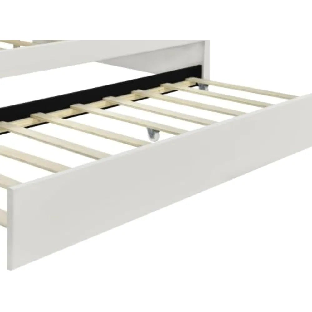 Bellemave Full Size Daybed Frame with Trundle Bed, Velvet Upholstered Daybed with Shall Shaped Backrest, Perfect for Living Room