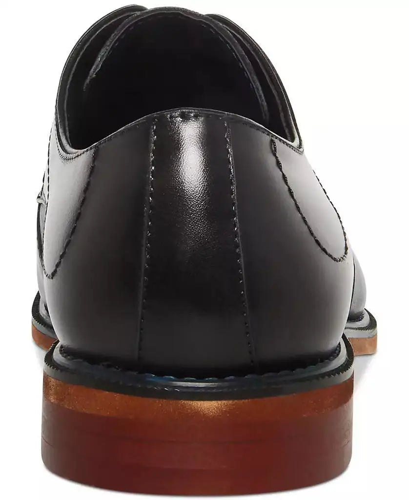 Steve Madden | Men's Zane Tonal & Textured Leather Mid Oxford Dress Shoe