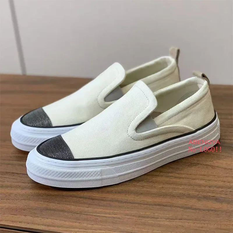 2025 Khaki Suede Flat Loafers Shoes Woman Thick Sole Lace Up Platform Women Shoes Autumn Casual Comfort Vacation Walking Shoes