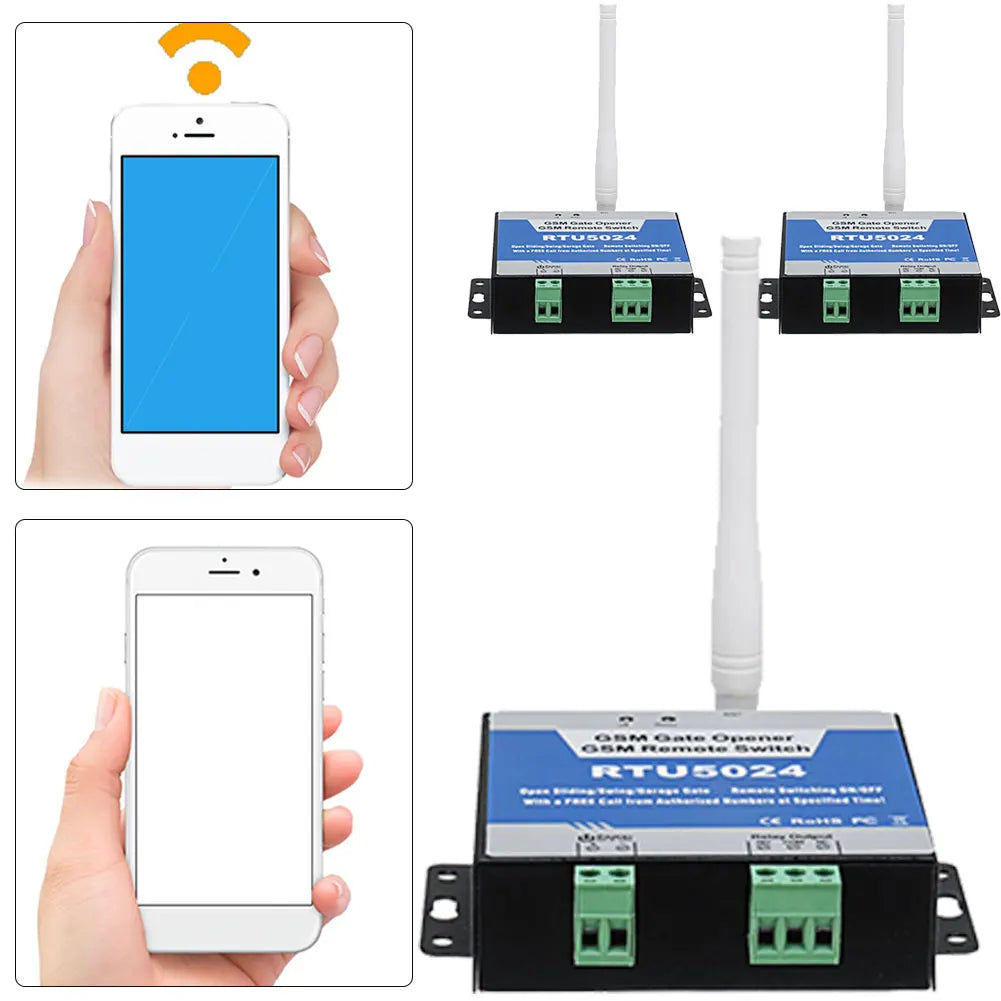 3Pcs RTU5024 Gate Opener Relay Remote Control Door Access Switch Free Call