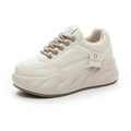 CICIYANG 6.5cm Platform sneakers for women 2025 spring new large size female casual sports board shoes lace-up little white shoe