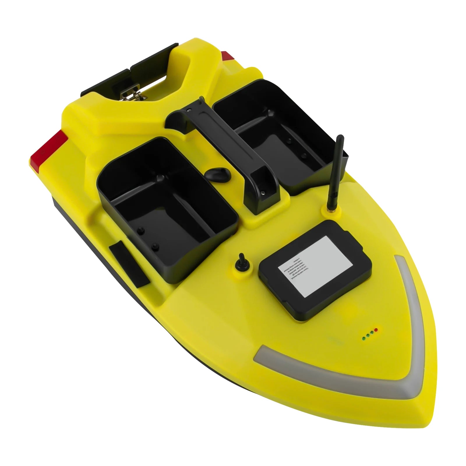 GPS Fishing Bait Boat Remote Control Fish Bait Boat with Charger & Carrying Bag  2kg/4.41lbs Tank Capacity