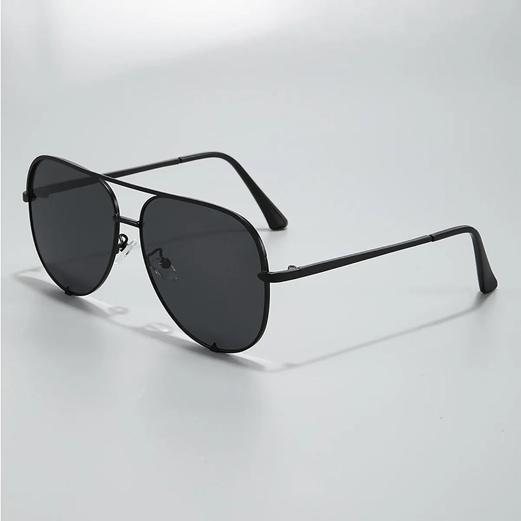 European And American Retro Style Double Beam Toad Mirror Men and Women Metal Sunglasses,European And American