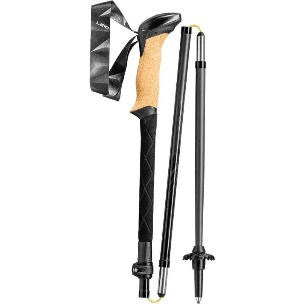Makalu Pro FX Carbon Trekking Poles - Foldable Collapsible Lightweight Walking Poles for Hiking