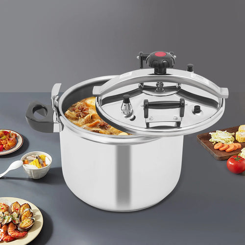 40L Pressure Cooker Stainless Steel Pressure Cooker Large Pressure Stewing and Steaming Pot Time-Saving for Many Cooking Needs ﻿