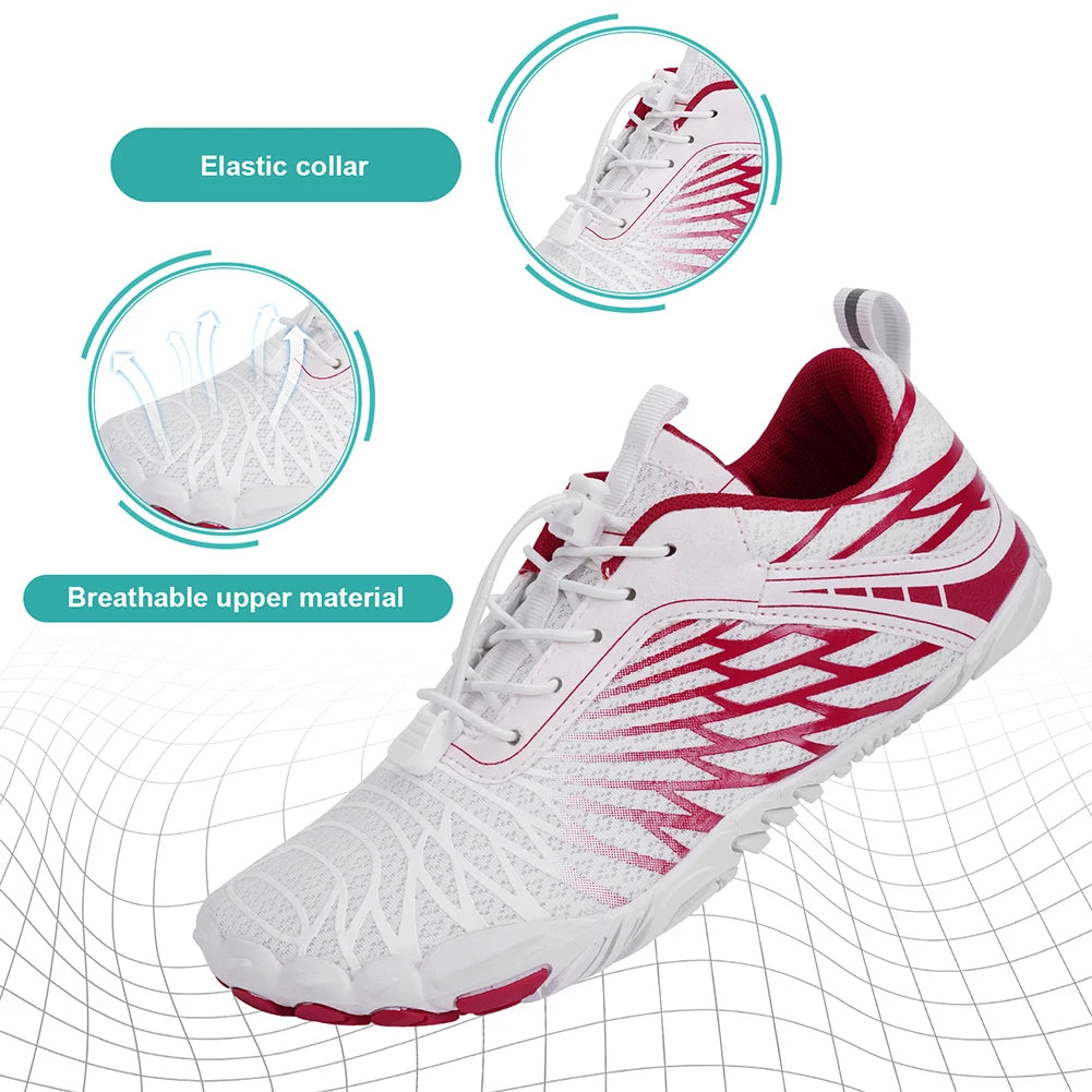 Water Shoes Breathable Soft Diving Sneakers Quick Drying Gym Fitness Shoes Non Slip Swimming Surfing Shoes for Outdoor Beach