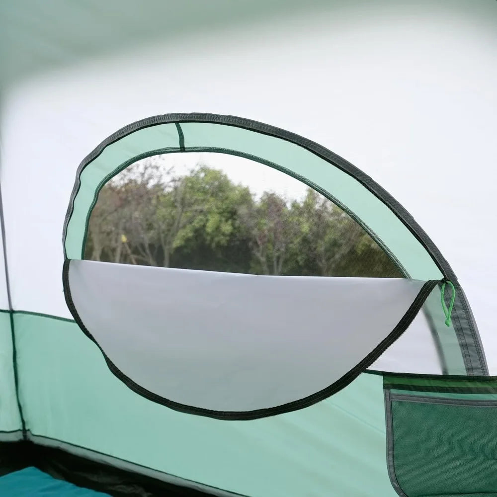 Instant Camping Tent with Rainfly, Weather-Resistant, Quick Setup