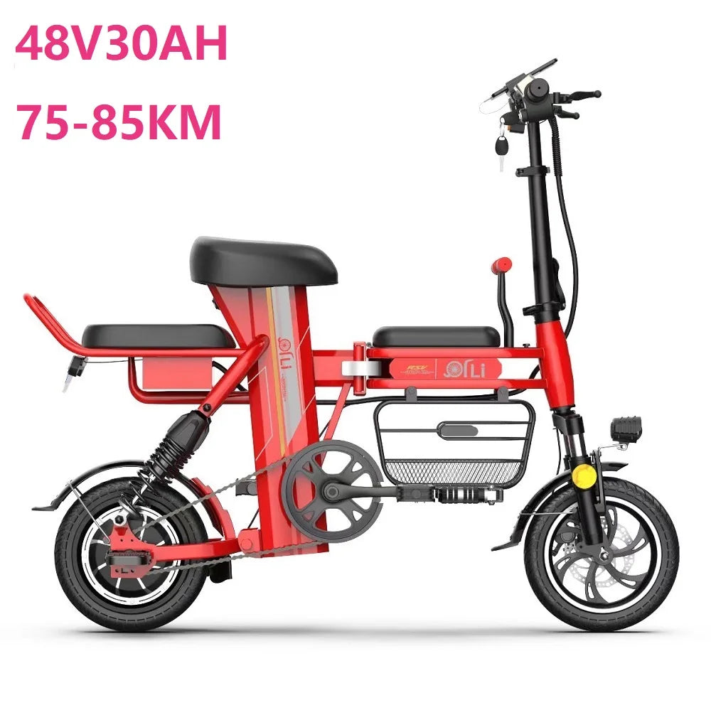 wholesale high speed electric bicycle two wheels mobility foldable adult electric bike scooters powerful with seat