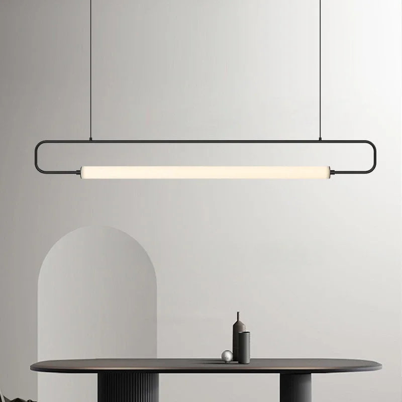Nordic Modern LED Pendant Light Iron Minimalist Black Gold Home Decor Chandelier Dining Room Kitchen Island Bar Light Fixtures