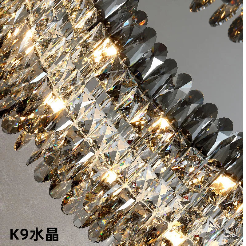 Modern Ceiling Light LED Crystal Lamps Living Room Kitchen Lustre Indoor Home Lights Decoration Fixture Decor