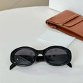 Luxury Brand Acetate Oval Sunglasses For WomenNew Fashion Sunglasses Oval Fashion Acetate Sunglasses UV400