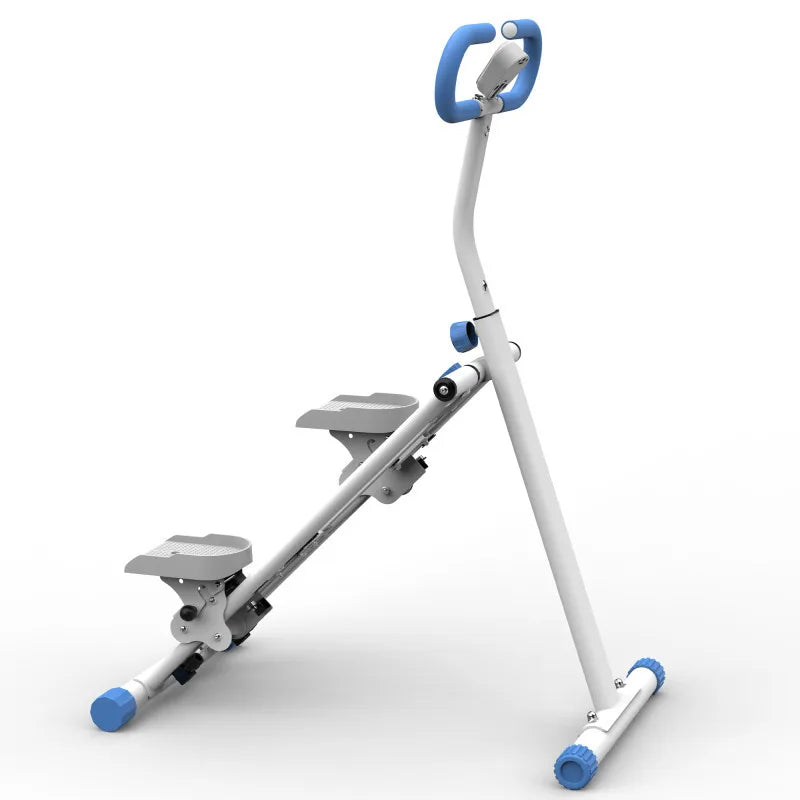 Stair Stepper With Resistance Home Upgrade Vertical Climber Workout Machine Climber Fitness Equipment Adjustable Handlebar Blue