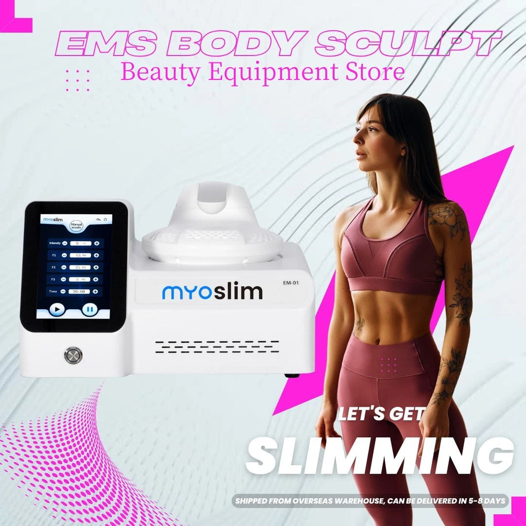 HI-EMT EMS Muscle Sculpt Machine 6500W Slimming Weight Loss Body Stimulator with One Handle for Fitness And Wellness