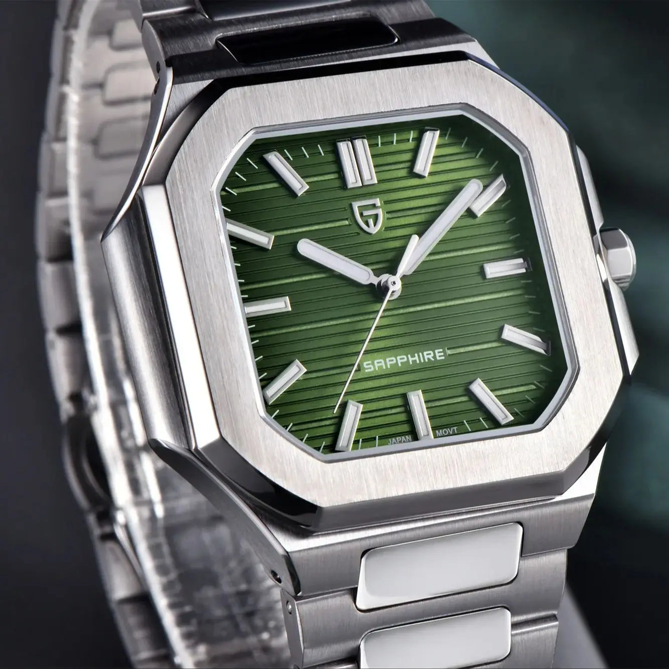 PAGANI DESIGN 2025 New Men's Quartz Wristwatches TMI VH31 37MM 10Bar Waterproof 316L Luxury Stainless Steel Sapphire Men's Watch