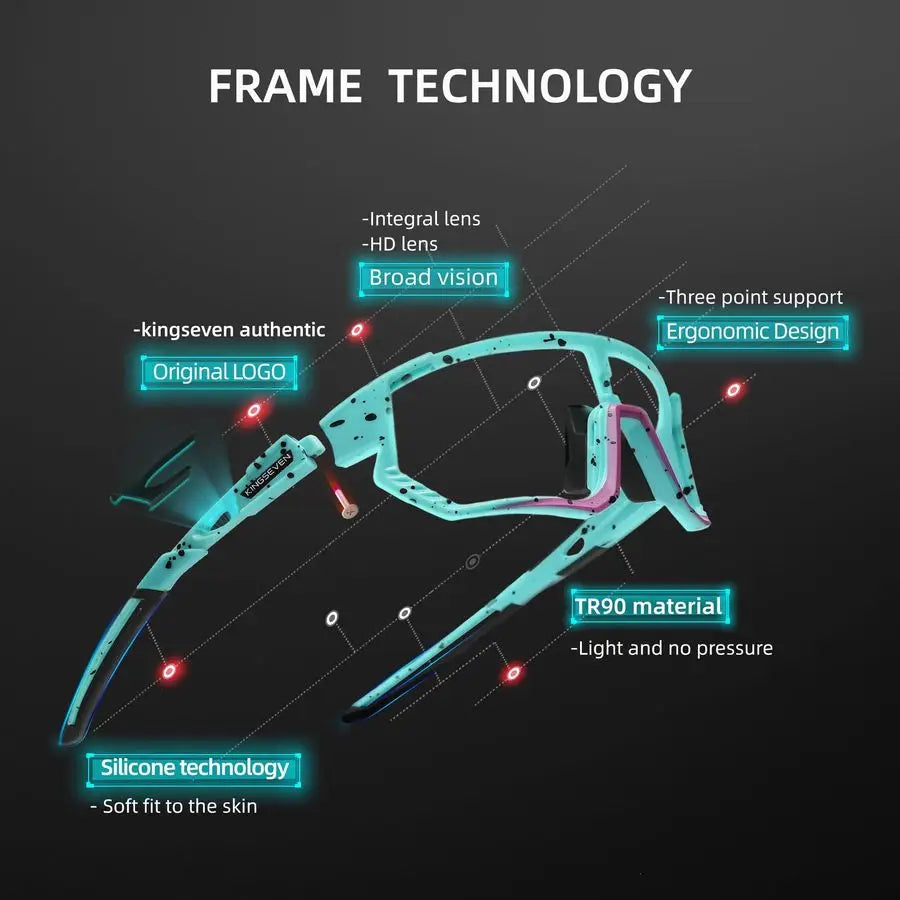 Polarized Cycling Sunglasses Men Women Mtb Bicycle Glasses UV400 Protection Sports SunglassesLS910 Black Green