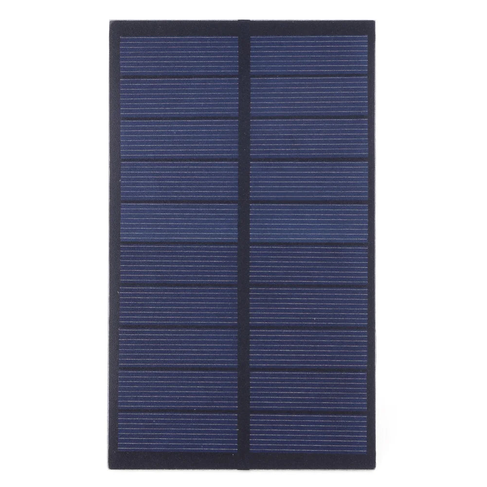 1.5W 5V Solar Cell Panel Phone Power Bank Mini Solar Panel Kit Photovoltaic Cells for 3.6-5V Tablet Panel Solar /Lights